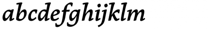 Marco PE Semi Bold Italic Font LOWERCASE