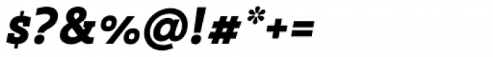 Marek Slab Black Italic Font OTHER CHARS