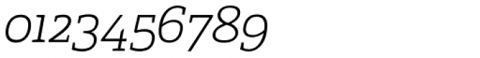 Marek Slab Thin Italic Font OTHER CHARS