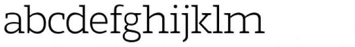 Marek Slab Thin Font LOWERCASE