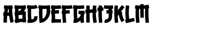 Mareka Japanese Style Regular Font UPPERCASE