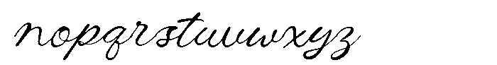 Marello Postcards Font LOWERCASE