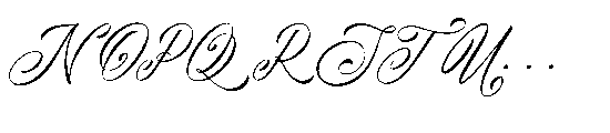 Marelyna Charleya Italic Font UPPERCASE
