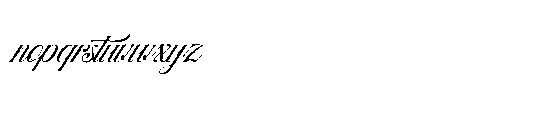 Marelyna Charleya Italic Font LOWERCASE