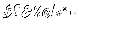 Marelyna Charleya Regular Font OTHER CHARS