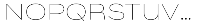 Marevo Extra Thin Font UPPERCASE