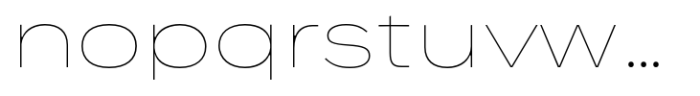 Marevo Extra Thin Font LOWERCASE