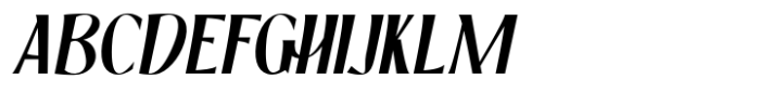 Marga Light Italic Font UPPERCASE