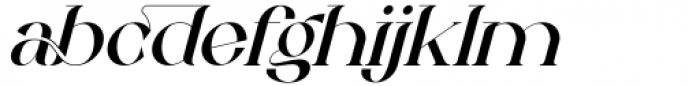 Margareth Rosinante Italic Font LOWERCASE