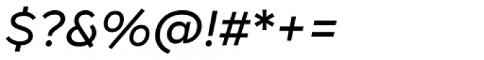 Margem Italic Font OTHER CHARS
