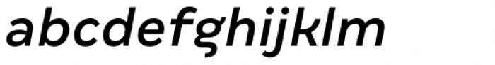 Margem Medium Italic Font LOWERCASE