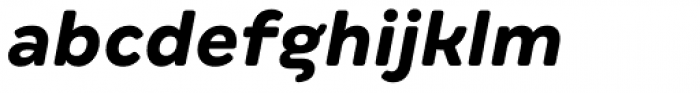 Margem Rounded XBold Italic Font LOWERCASE