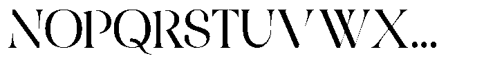 Margline Font UPPERCASE