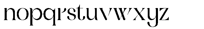 Margline Font LOWERCASE