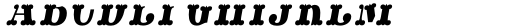Mariachi Fill Half SC Italic Font UPPERCASE