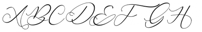 Mariagata Italic Font UPPERCASE