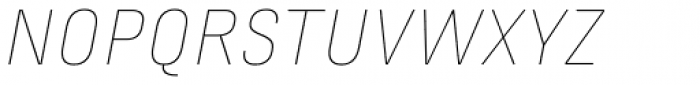 Marianina X-wide FY Thin Italic Font UPPERCASE