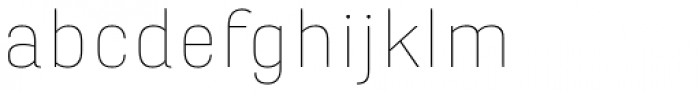 Marianina X-wide FY Thin Font LOWERCASE