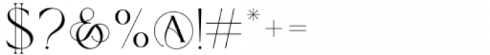 Maribon Script Serif Font OTHER CHARS