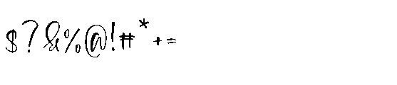 Marigold Sacred Regular Font OTHER CHARS