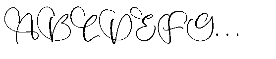 Marigold Sacred Regular Font UPPERCASE