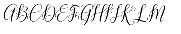 Marihouse Script Italic Font UPPERCASE