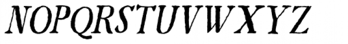 Mariken Bold Italic Font UPPERCASE