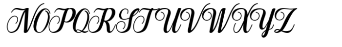 Marilatte Font UPPERCASE