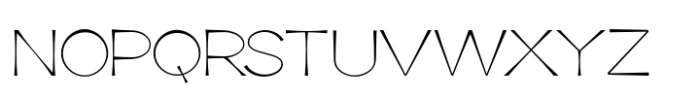 Marimo Thin Font UPPERCASE