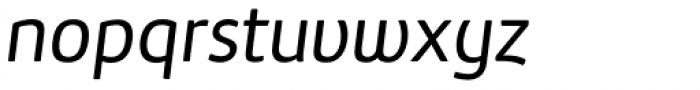 Marin Rounded Regular Italic Font LOWERCASE