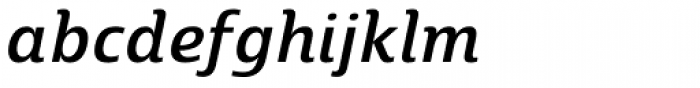 Marintas Medium Italic Font LOWERCASE