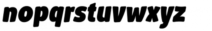 Mario Heavy Italic Font LOWERCASE