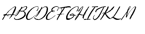 Marionette Ricocheta Italic Font UPPERCASE