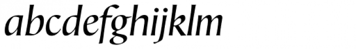 Mariposa Sans Std Book Italic Font LOWERCASE