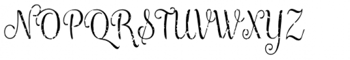 Maris Rough Thin Font UPPERCASE