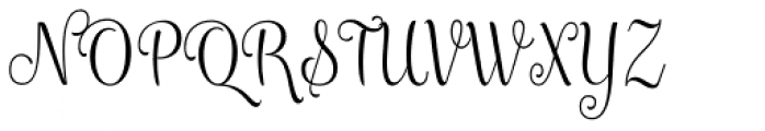 Maris Thin Font UPPERCASE