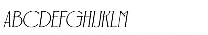 Marishka Roseville Oblique Font LOWERCASE
