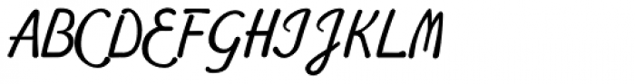 Marista Italic Font UPPERCASE