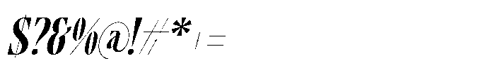 Maristores Italic Font OTHER CHARS