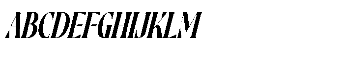 Maristores Italic Font UPPERCASE