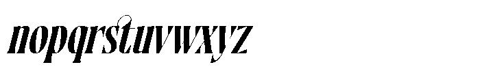 Maristores Italic Font LOWERCASE