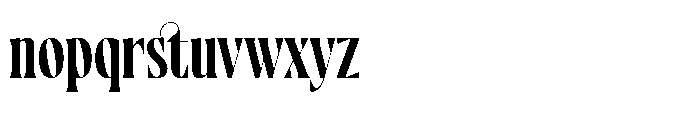 Maristores Regular Font LOWERCASE