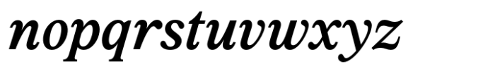 Marjorie Bold Italic Font LOWERCASE
