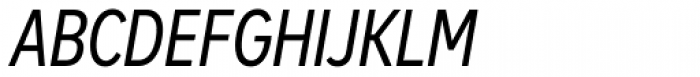 Mark OT Cond Book Italic Font UPPERCASE