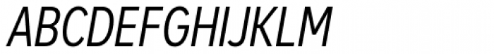 Mark Pro Cond Italic Font UPPERCASE