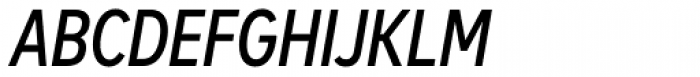Mark Pro Cond Medium Italic Font UPPERCASE