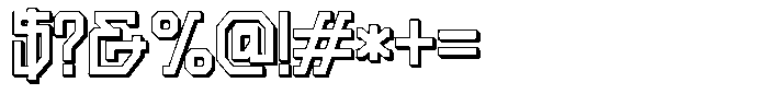 MarkCo Mark Co.Shadow Regular Font OTHER CHARS