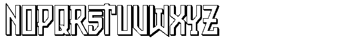 MarkCo Mark Co.Shadow Regular Font UPPERCASE