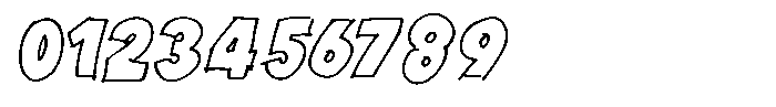 Marker Block Bold Italic Font OTHER CHARS