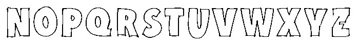 Marker Block Medium Font UPPERCASE